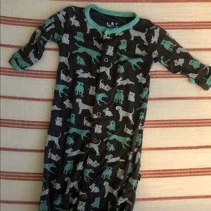 Kickee Pants gown to sleeper combo